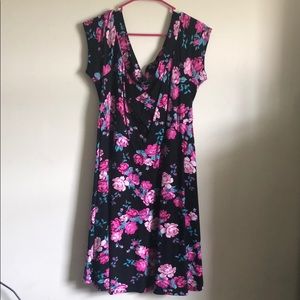 Torrid Off The Shoulder Floral Dress